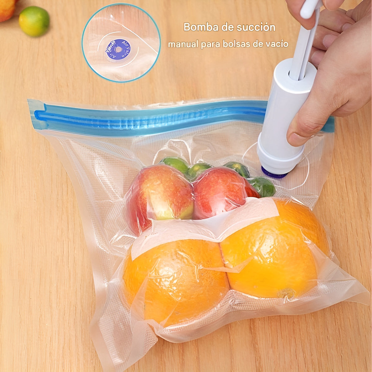 Bolsas al vacío para alimentos (pack de 5) – Vista adicional – Disponible en NQLN Store Venezuela