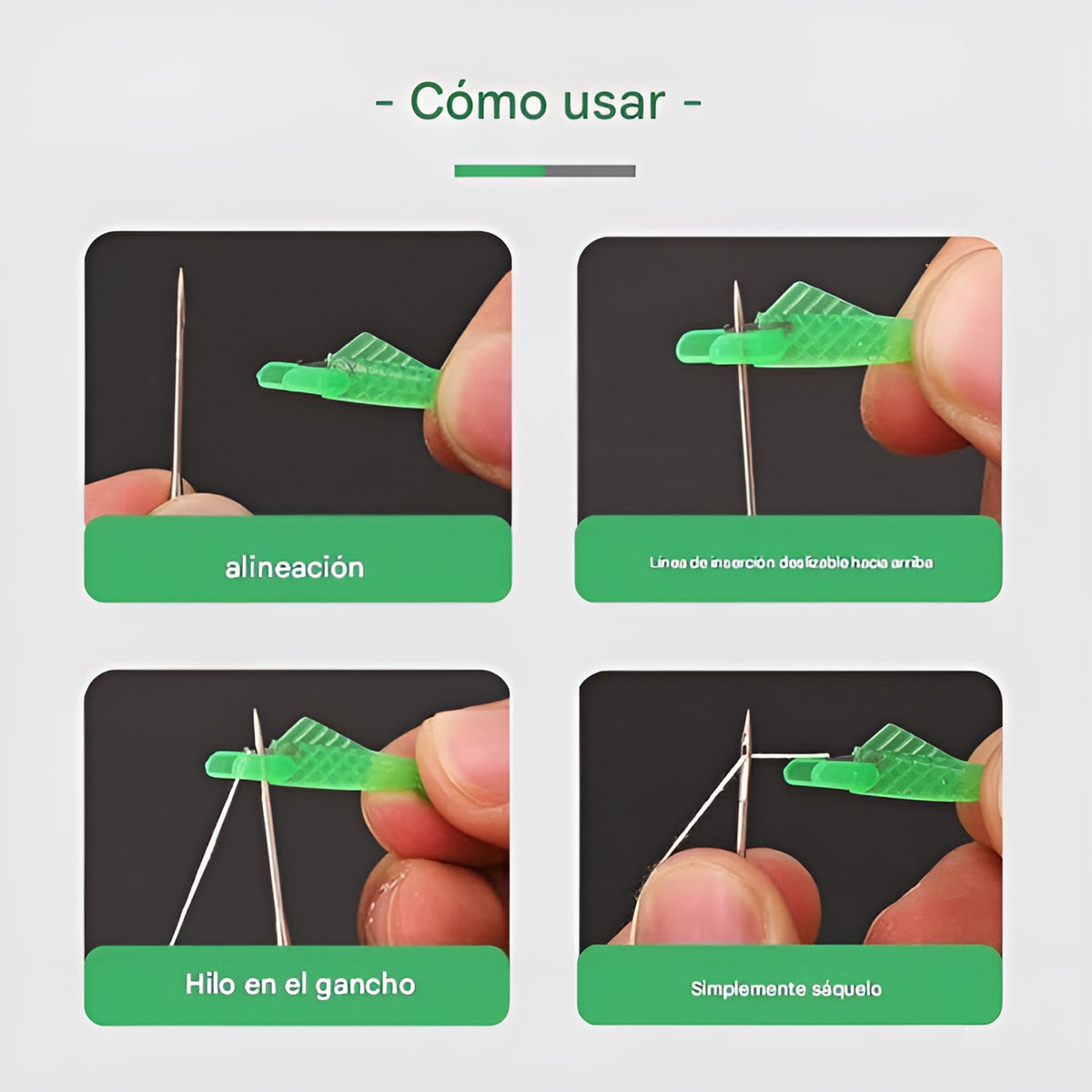 Enhebrador de agujas (5 unidades) – Tienda online NQLN Store Venezuela
