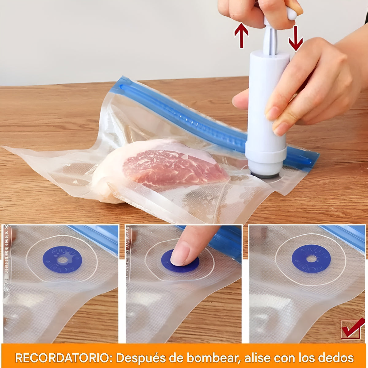 Bolsas al vacío para alimentos (pack de 5) – Envío a toda Venezuela – NQLN Store