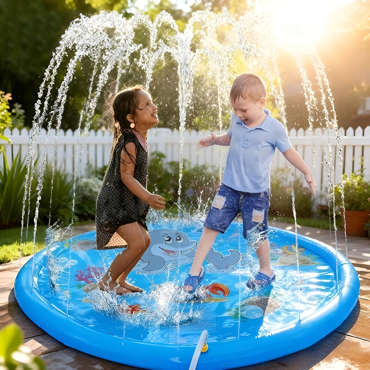 Alfombra aspersora para ninos para piscina y exterior – Tienda online NQLN Store Venezuela