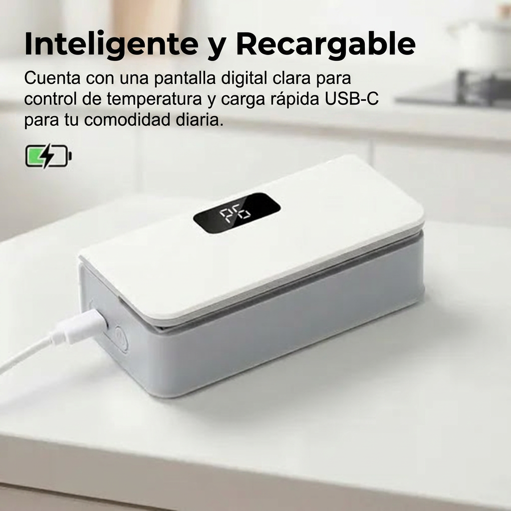 Mini sellador de bolsas portatil