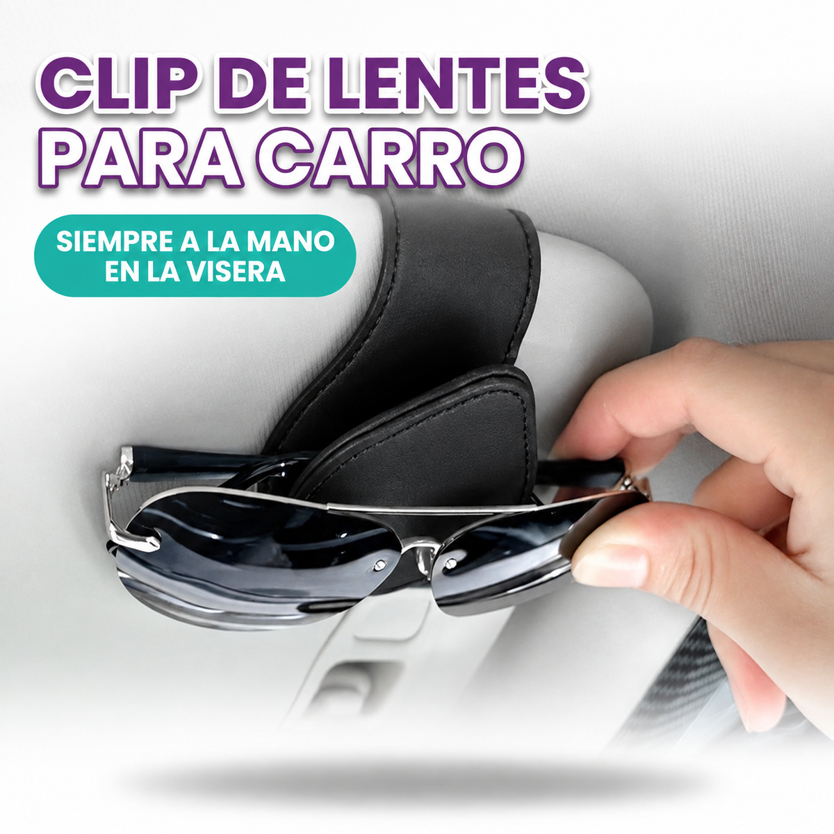 Clip de lentes para carro