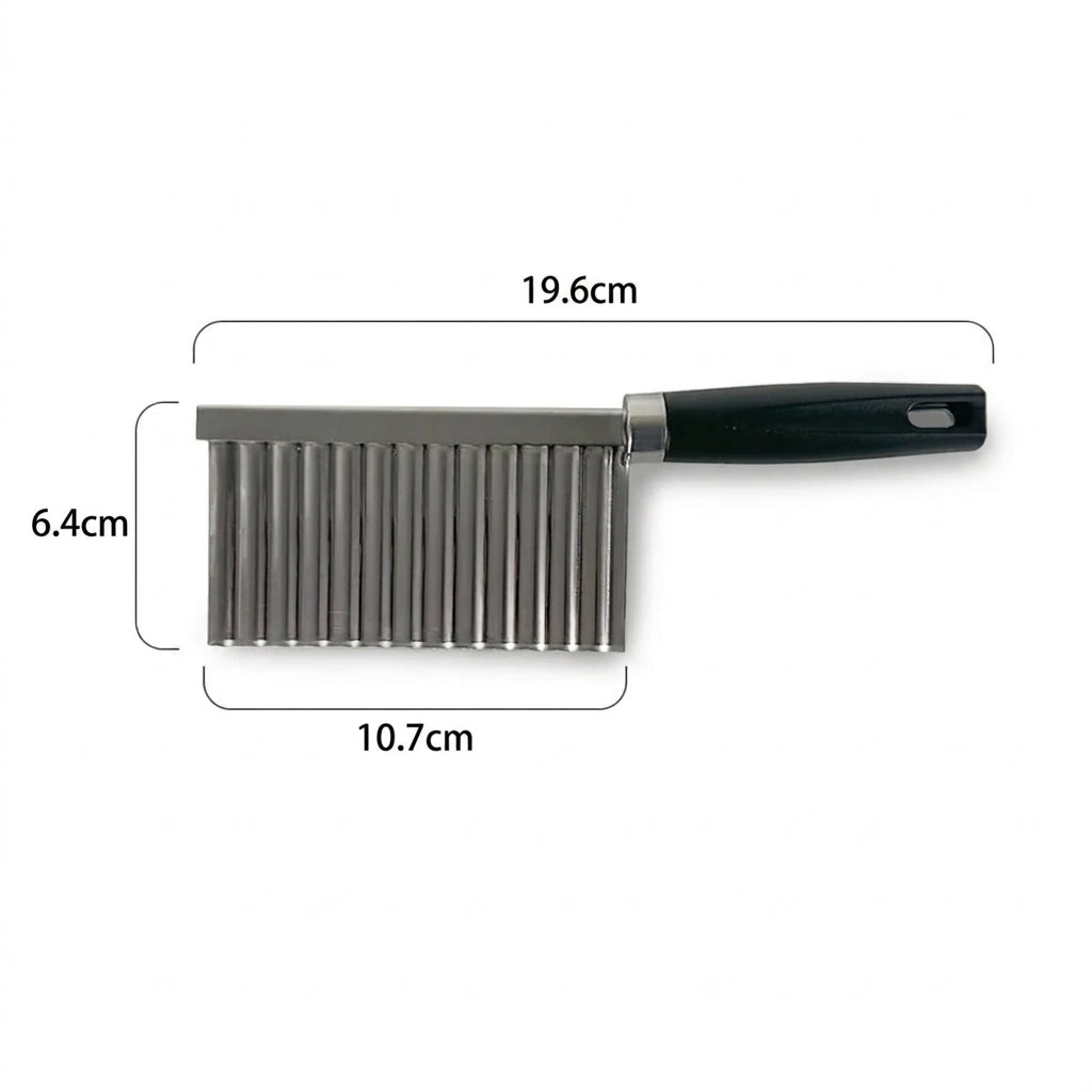 Cuchillo de corte arrugado