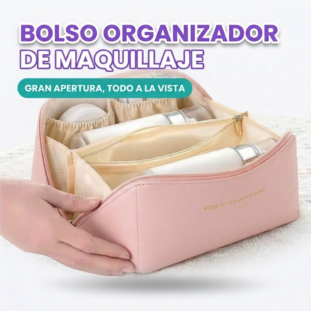 Bolso organizador de maquillaje para viaje
