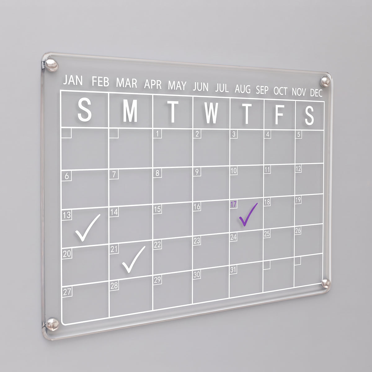 Calendario magnetico para nevera