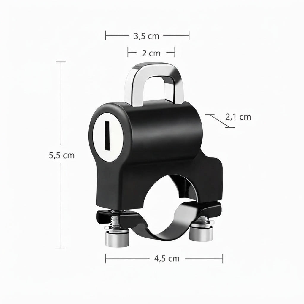 Candado antirrobo para cascos