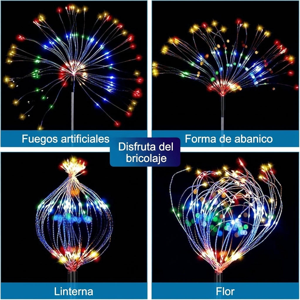 Luces solares LED para jardin