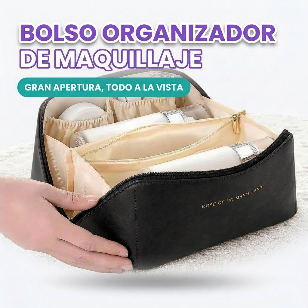 Bolso organizador de maquillaje para viaje