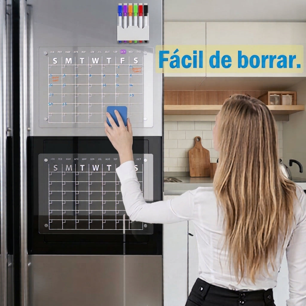 Calendario magnetico para nevera