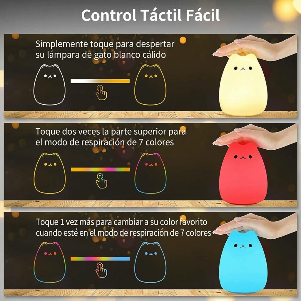 Lampara de silicona para mesa