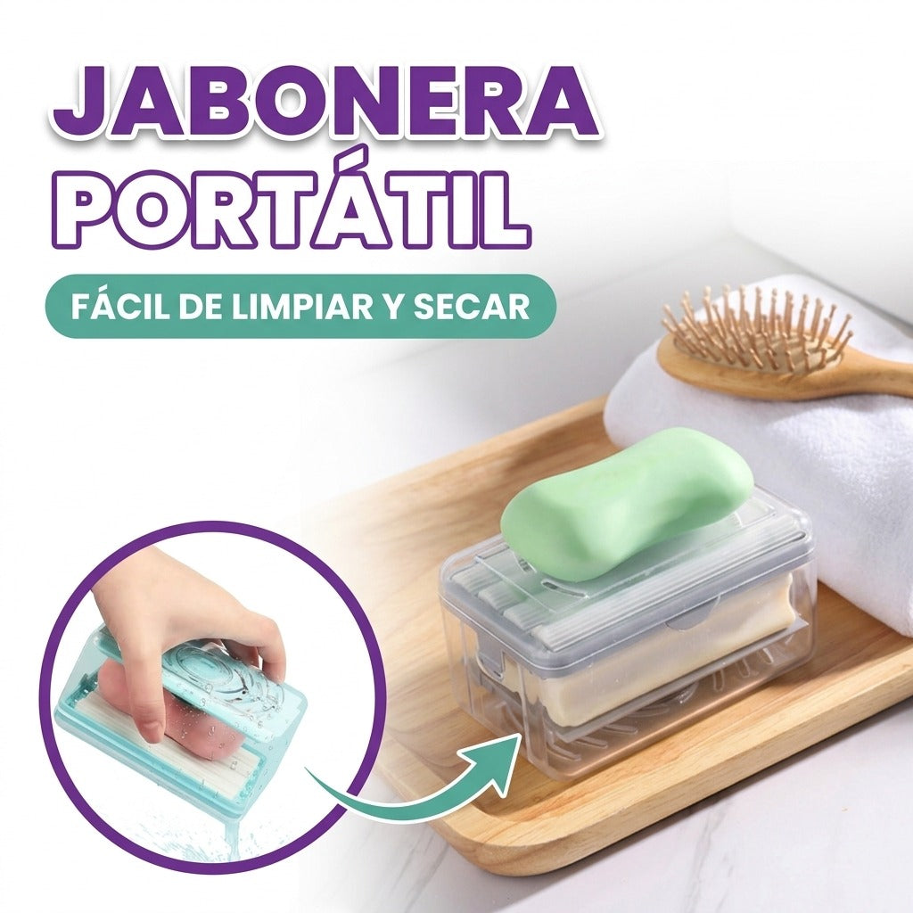 Jabonera multifuncional a mano