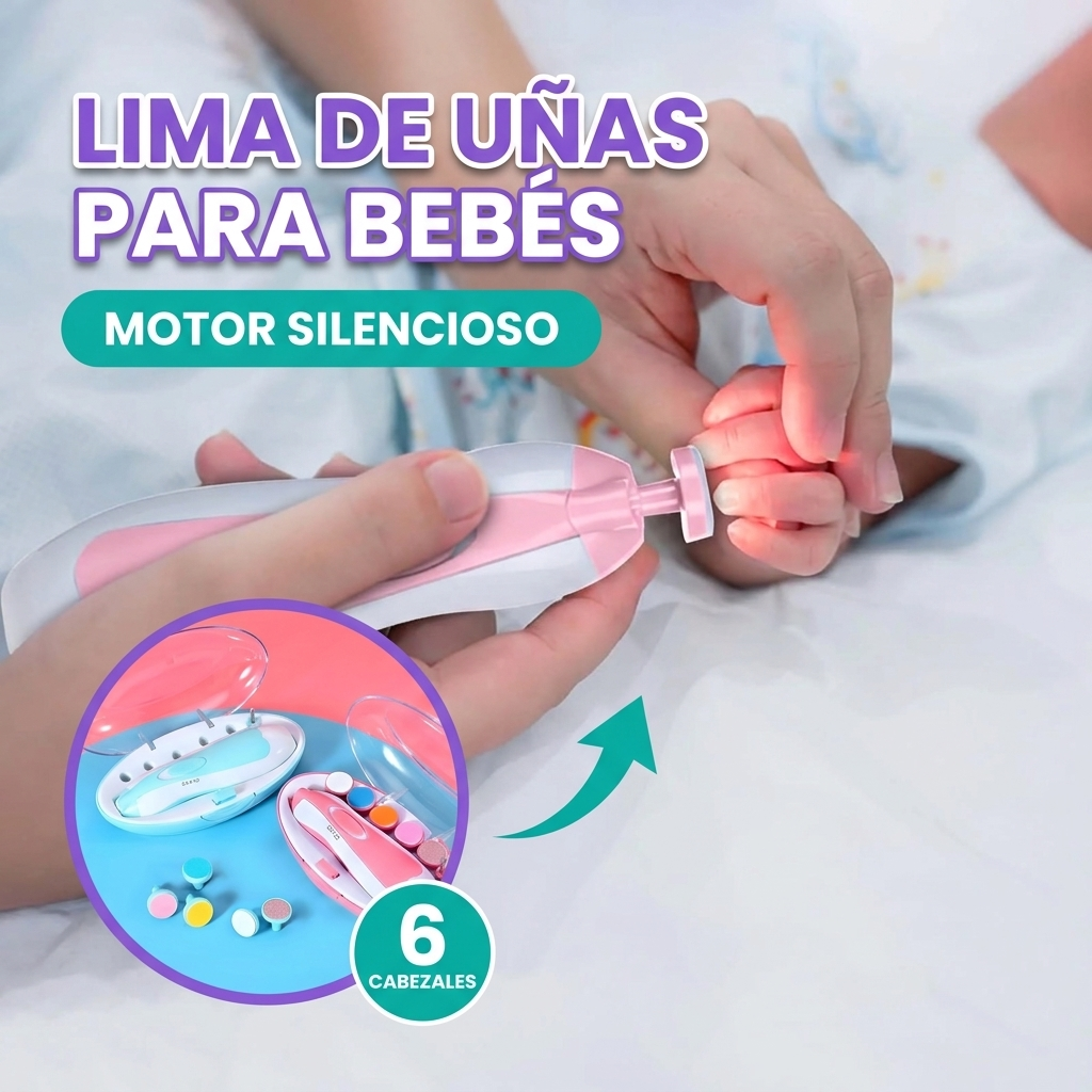 Lima de uñas para bebes