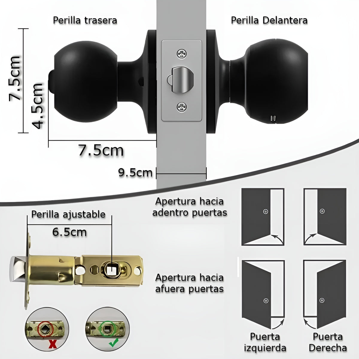 Cerradura de puerta con huella dactilar – Detalle y presentación – NQLN Store Venezuela