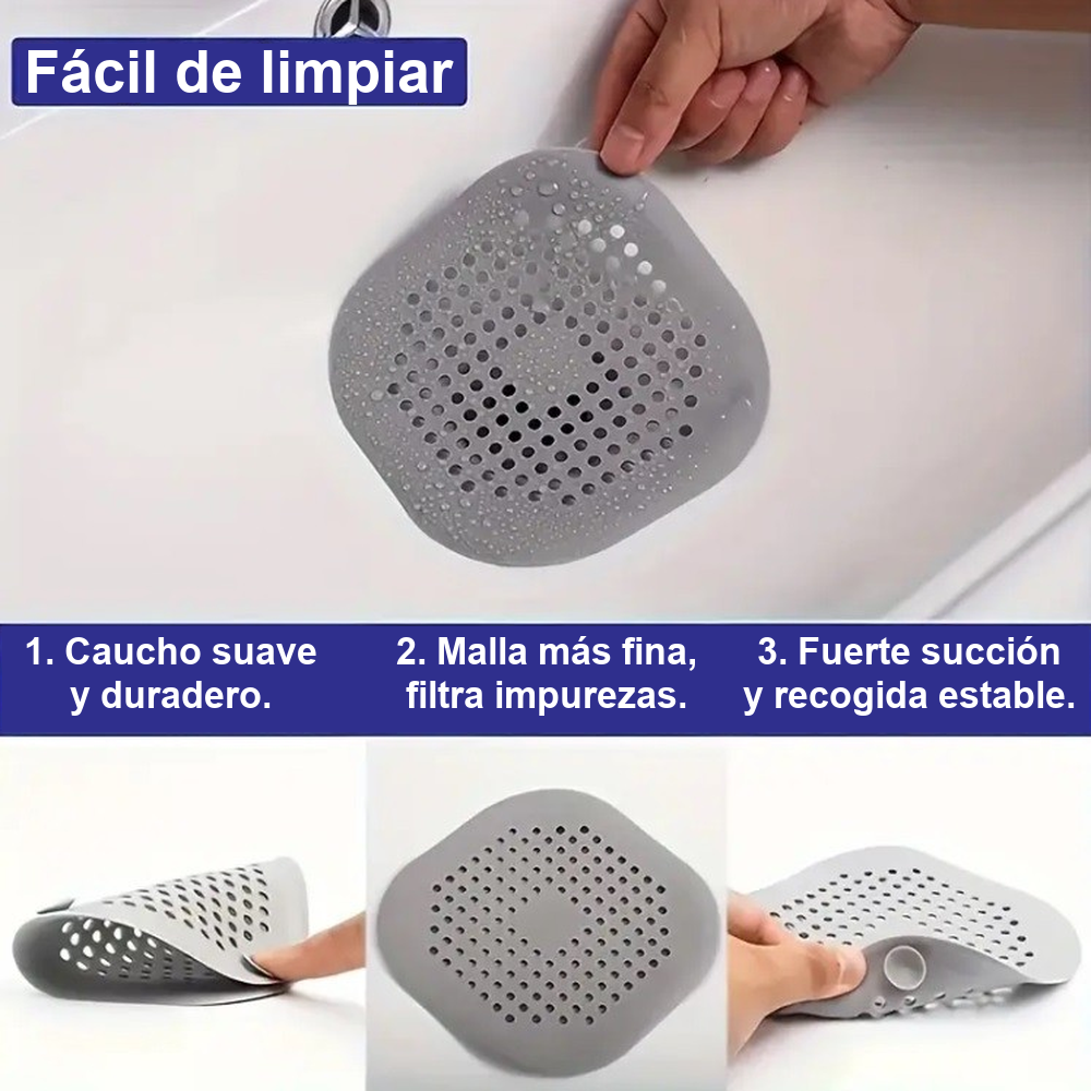 Tapon multifuncional cuadrado para drenaje (pack de 2)