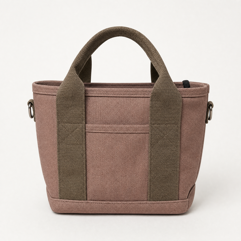 Bolsa de lona pequeño con cremallera