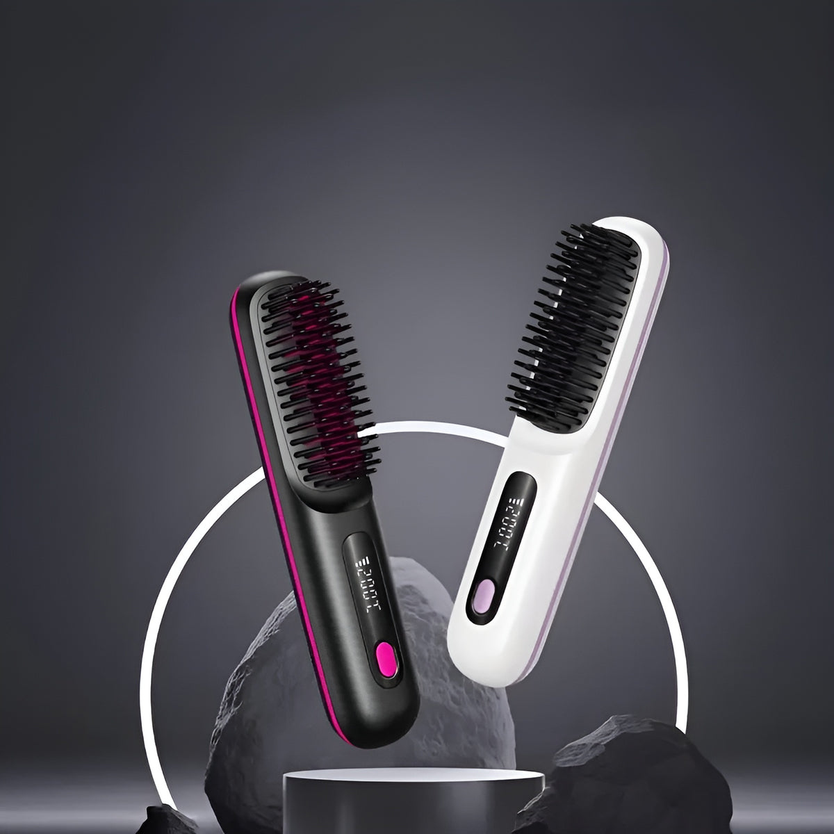 Cepillo Alisador de Cabello Inalámbrico para pelo – Vista detalle del producto – NQLN Store