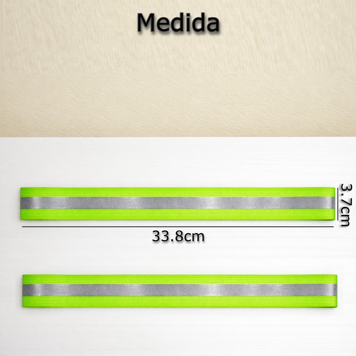 Cinta Reflectante Para Ciclismo motorizado ejercicio (pack de 2)
