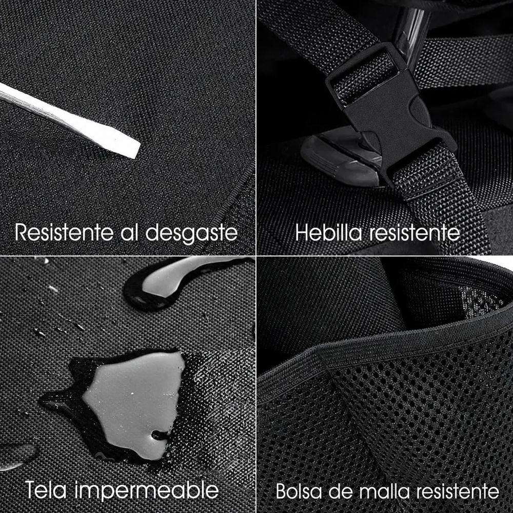 Organizador de maletero de asiento trasero para carro