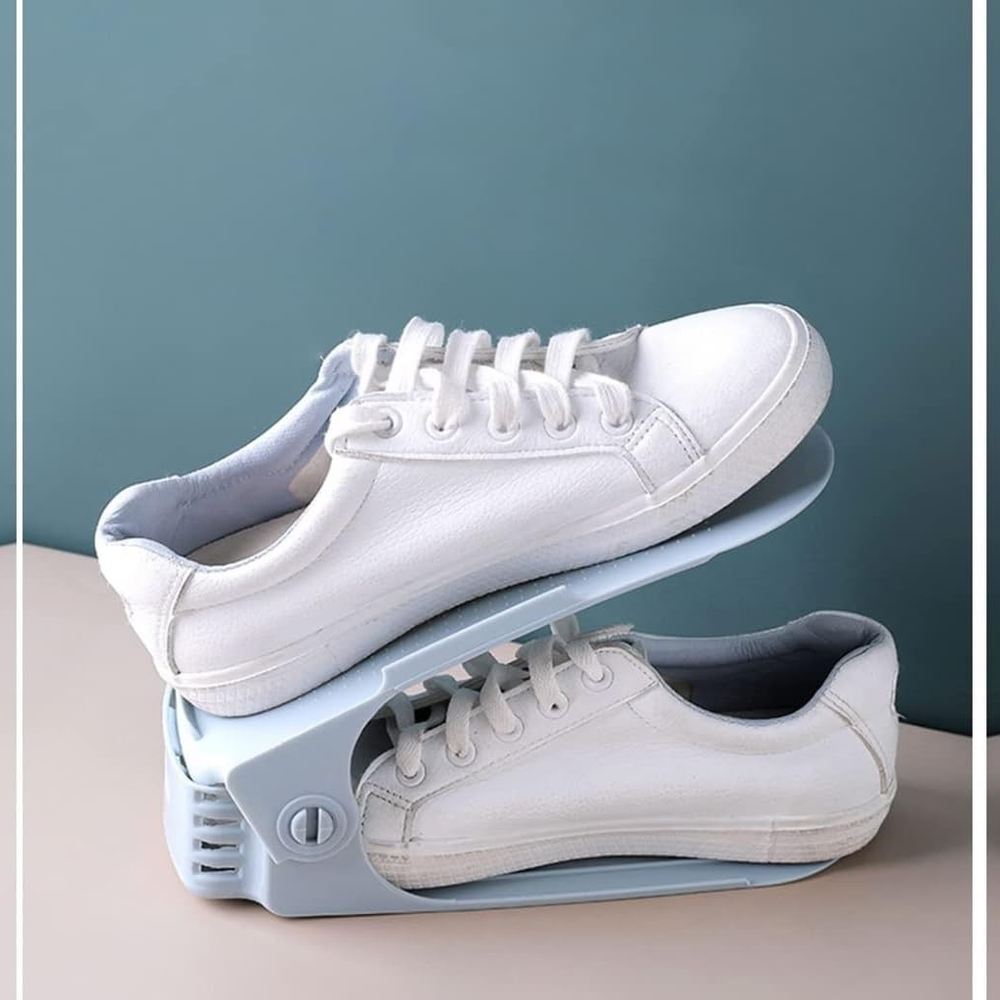 Zapatera con almacenamiento ajustable