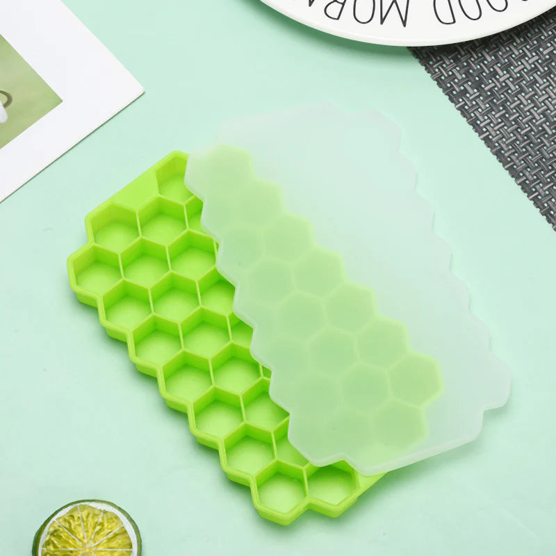 Bandeja de silicona para cubitos de hielo