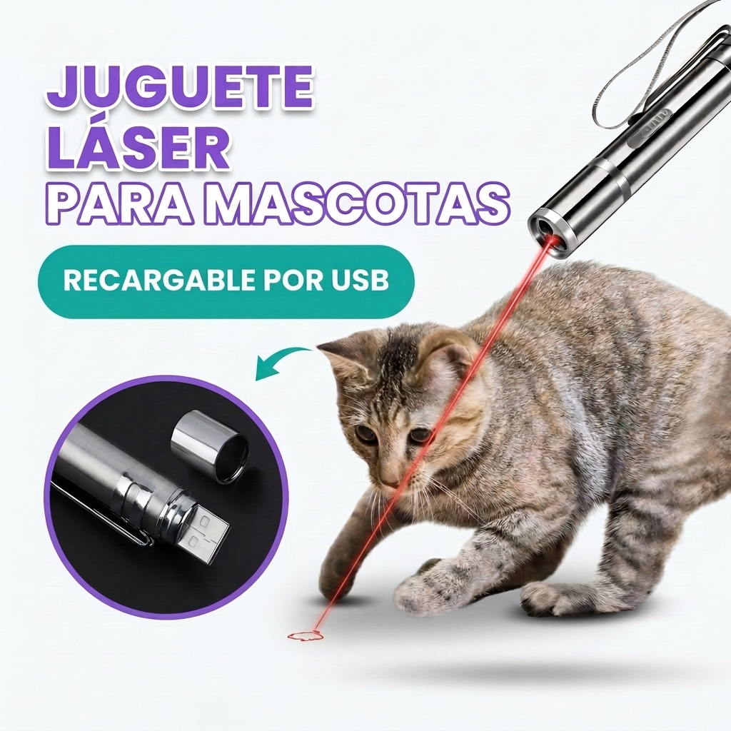 Juguete laser para mascotas