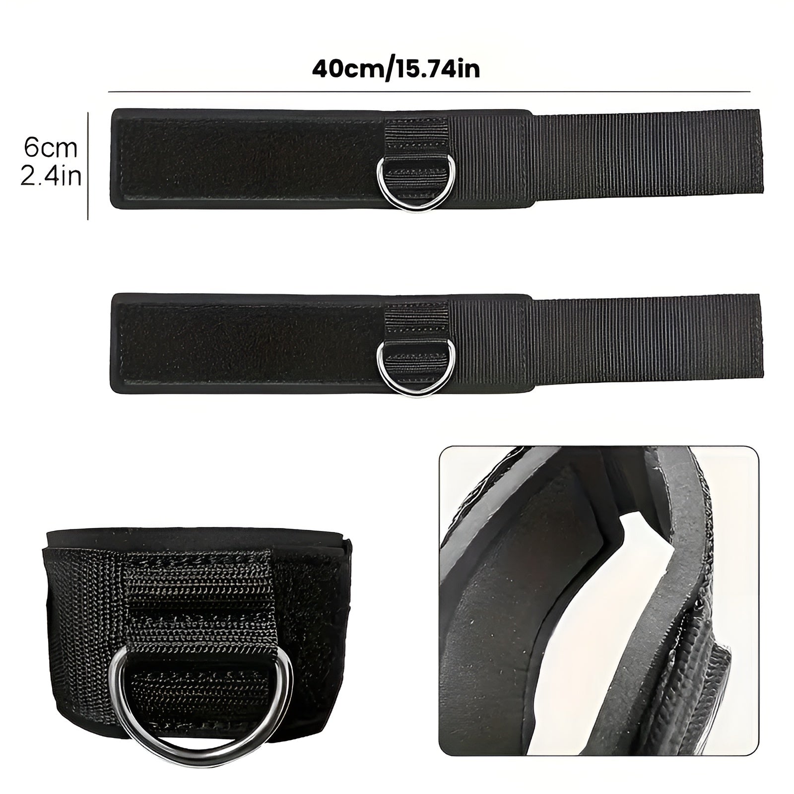 Bandas ajustables de tobillo para entrenamiento – Detalle y presentación – NQLN Store Venezuela