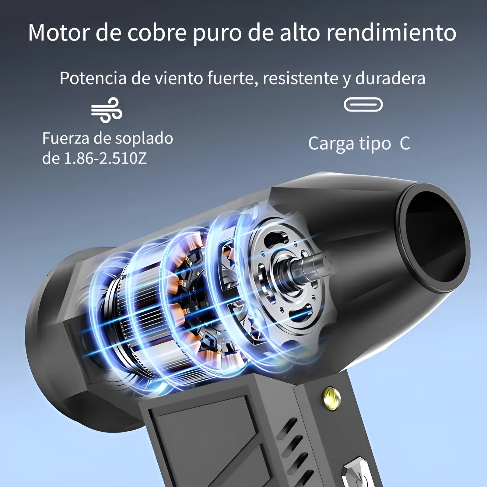 Mini Soplador Turbo Ventilador De Mano 130000 Rpm – Tienda online NQLN Store Venezuela