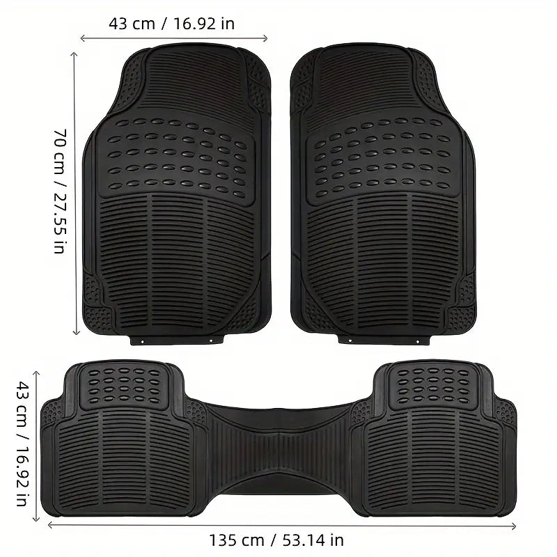 Kit de Alfombras De Caucho Para Carro (3 Unidades) para auto – Comprar en Caracas, Margarita y toda Venezuela – NQLN Store