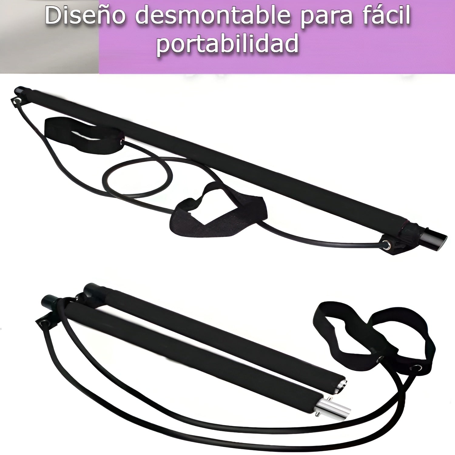 Barra portátil de yoga – Detalle de calidad y acabado – NQLN Store