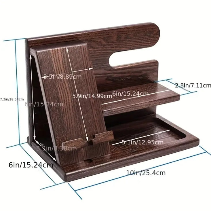 Organizador de madera para teléfono cartera reloj – Comprar al mejor precio en NQLN Store Venezuela