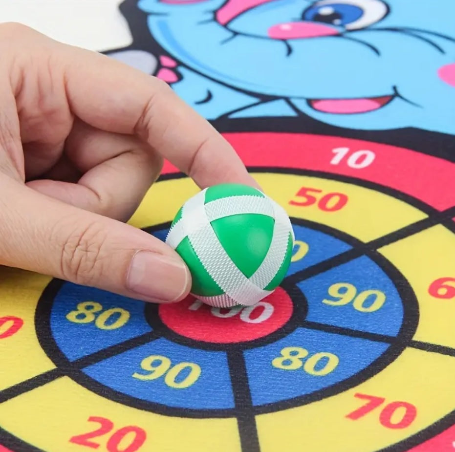 Tablero de dardos adhesivos para niños super ligero – Vista detalle del producto – NQLN Store