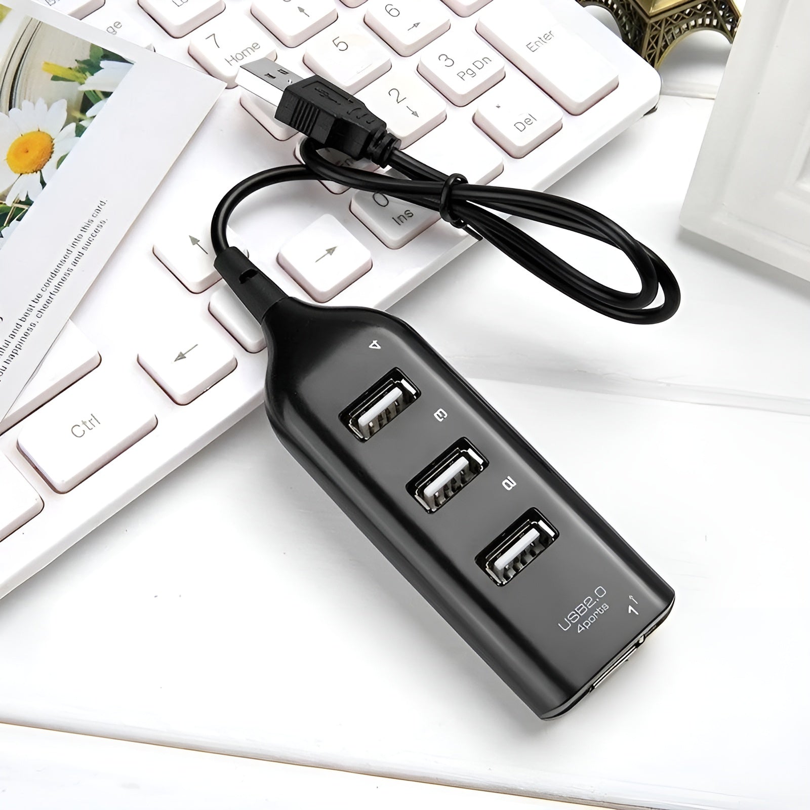 Extension de 4 puertos USB – Vista de cerca del producto – NQLN Store