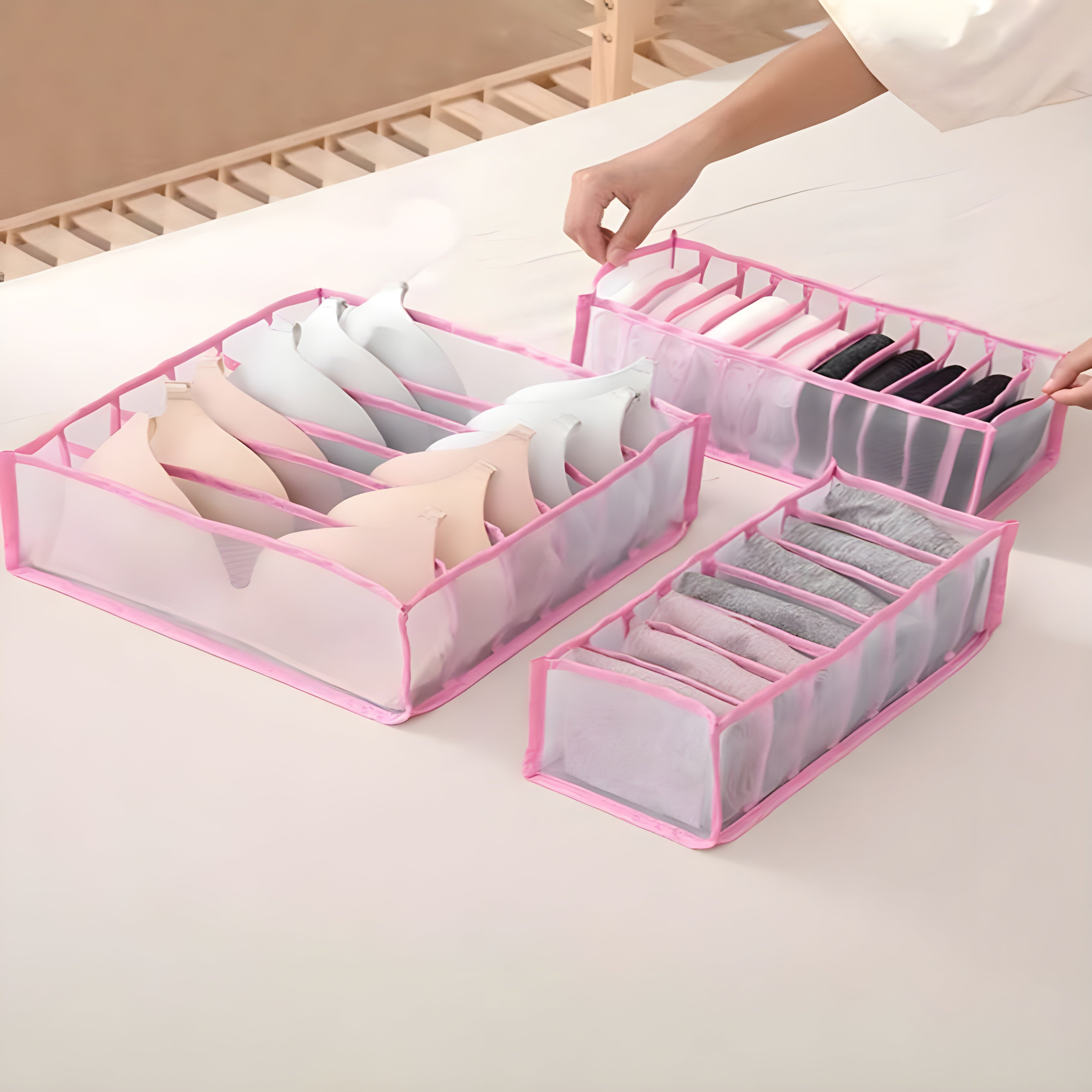 Organizadores de ropa interior (Pack de 3) – Comprar al mejor precio en NQLN Store Venezuela