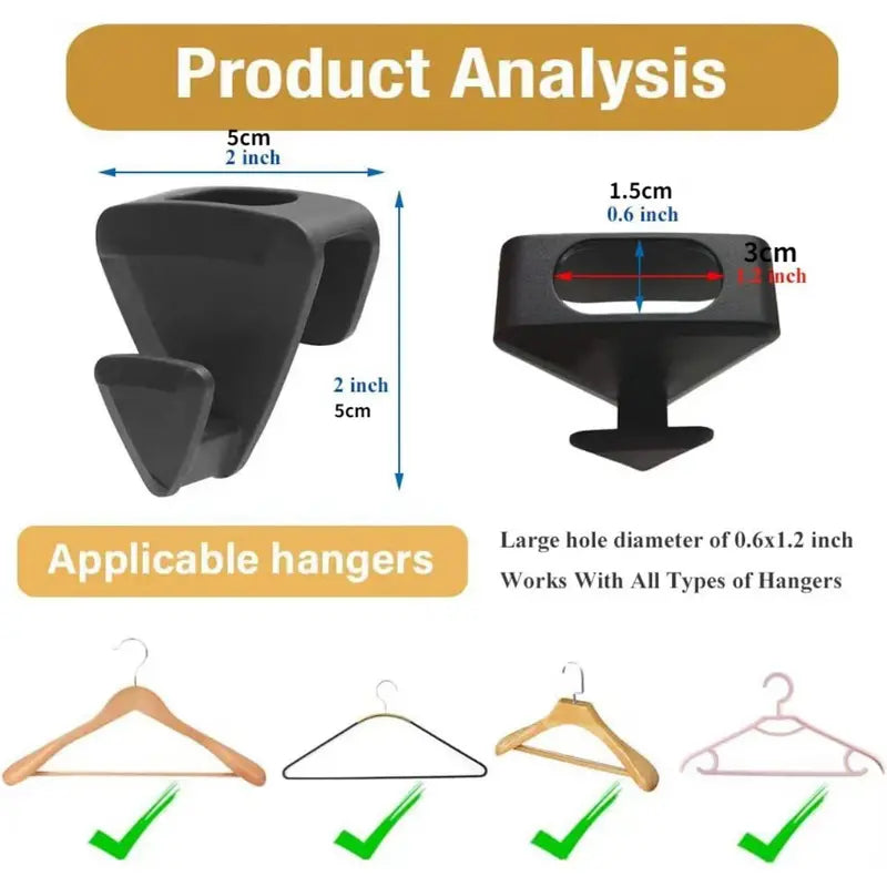 Ganchos triangulares (18 unidades) – Envío a toda Venezuela – NQLN Store