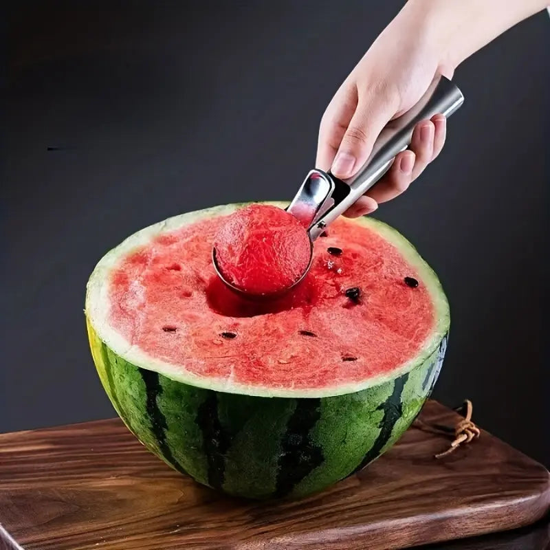 Cuchara para helado de acero inoxidable con gatillo – Disponible en Caracas y Margarita – NQLN Store