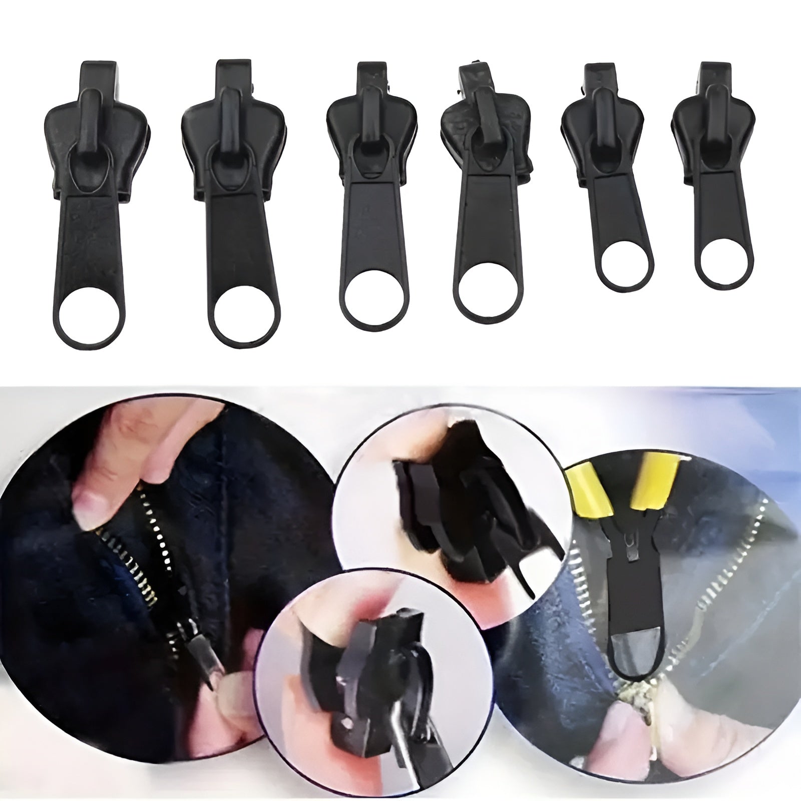 Cremalleras universales de metal (6 unidades) – Tienda online NQLN Store Venezuela