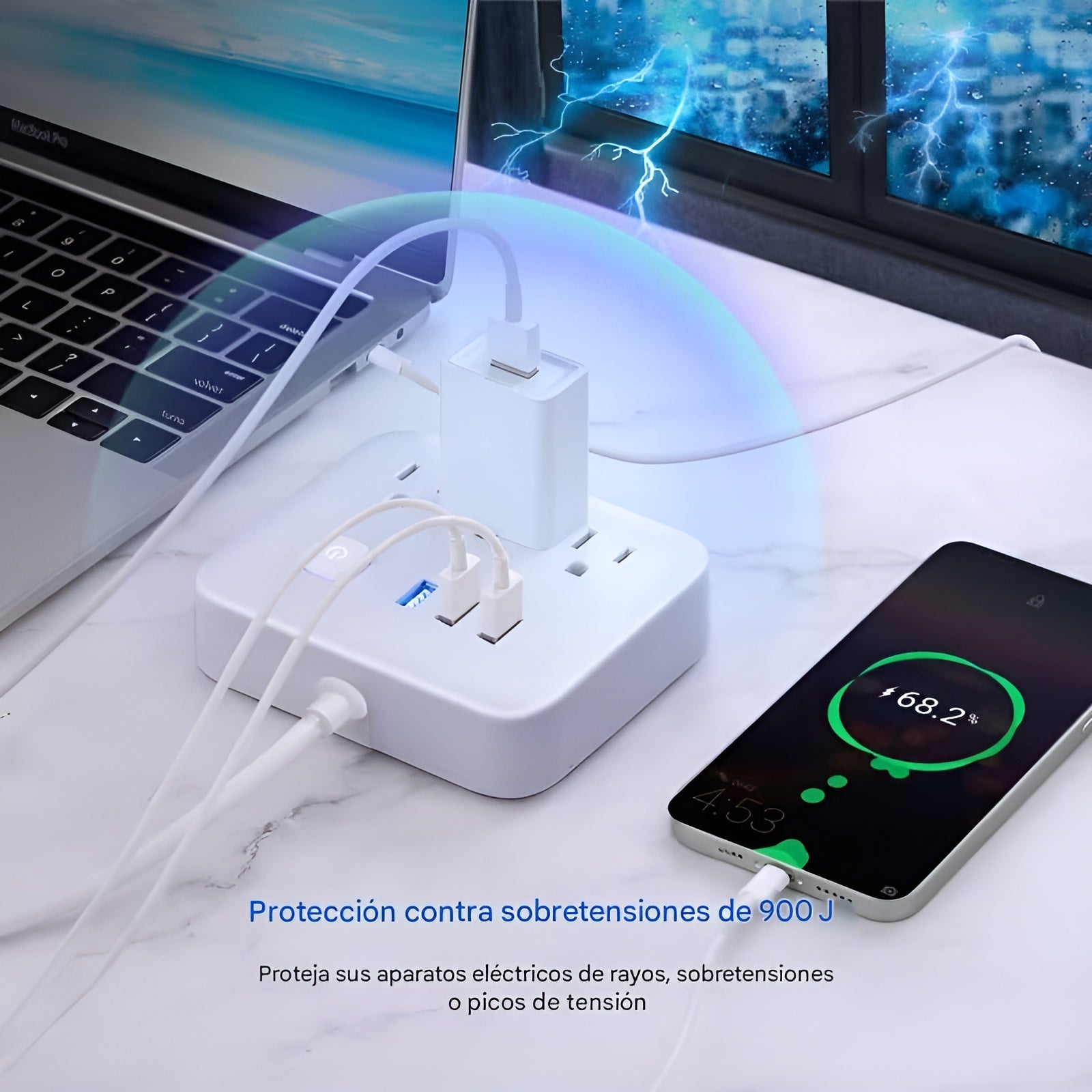 Regleta Extension con USB – Disponible en Caracas y Margarita – NQLN Store