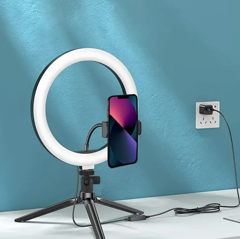 Aro de Luz con Soporte para tu Celular – Vista detalle del producto – NQLN Store