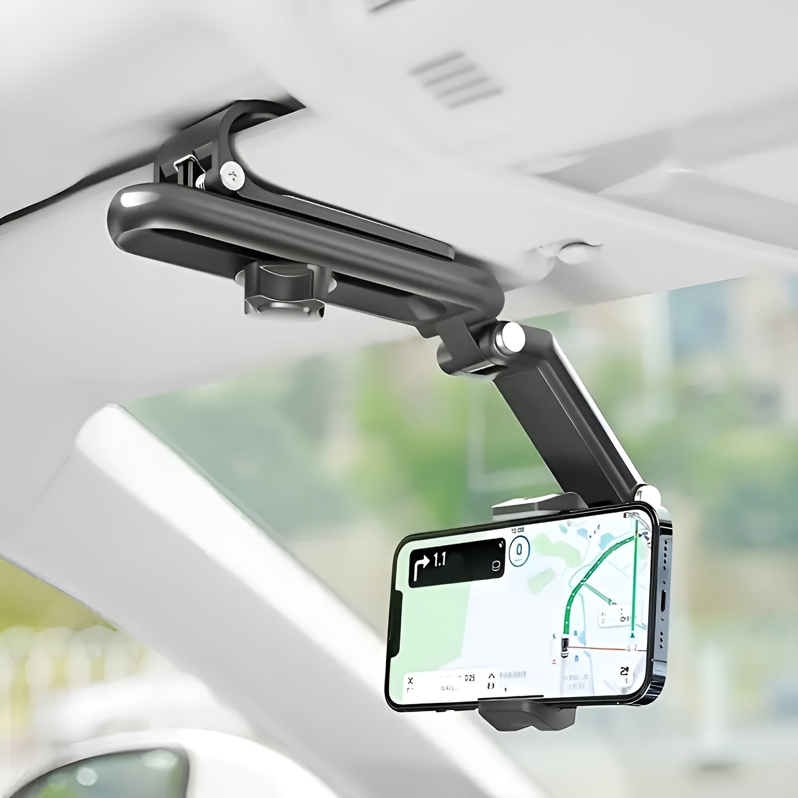 Soporte de teléfono para visera giratoria de 1080° – Presentación del producto – Comprar en NQLN Store