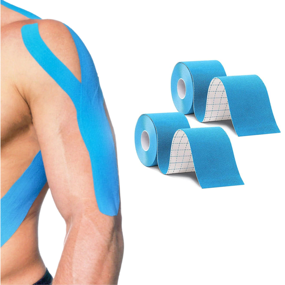 Cinta kinesiologica impermeable para Atletas – Vista detalle del producto – NQLN Store