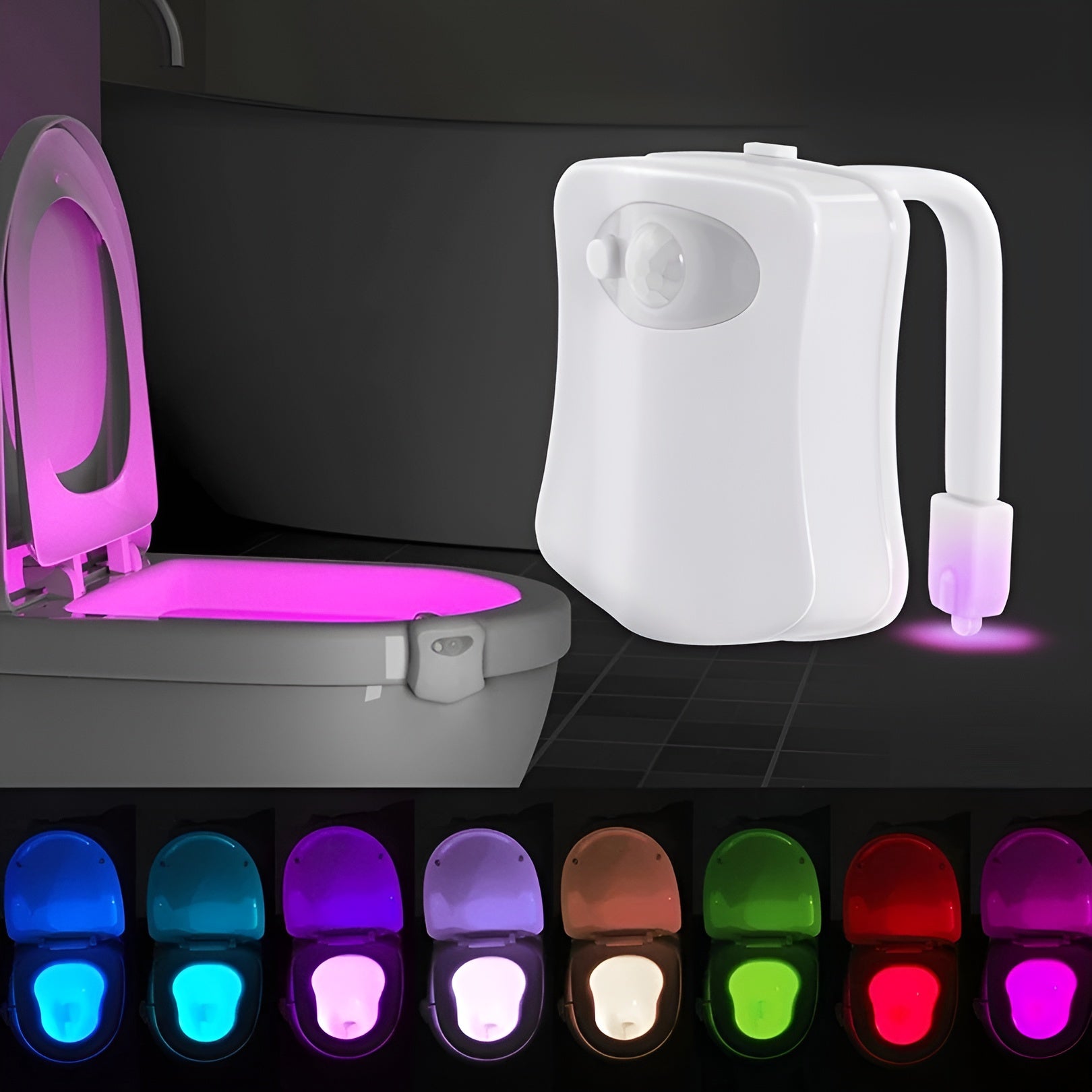 Sensor de luces led nocturna para inodoro – Presentación del producto – Comprar en NQLN Store