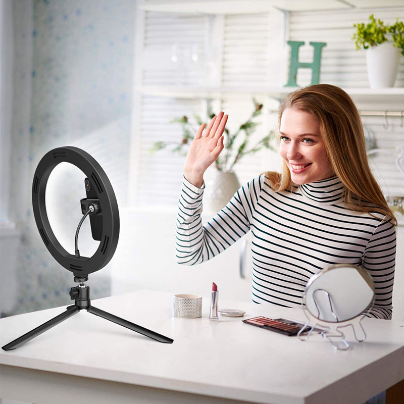 Aro de Luz con Soporte para tu Celular – Detalle de calidad y acabado – NQLN Store