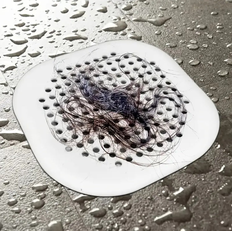 Tapon multifuncional cuadrado para drenaje (Pack de 2) para pelo y ducha – Detalle y presentación – NQLN Store Venezuela