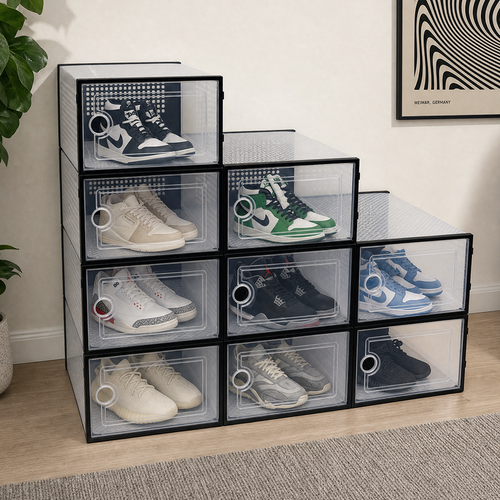 Estantería Apilable para zapatos VAULI (9 Cubos) zapatera