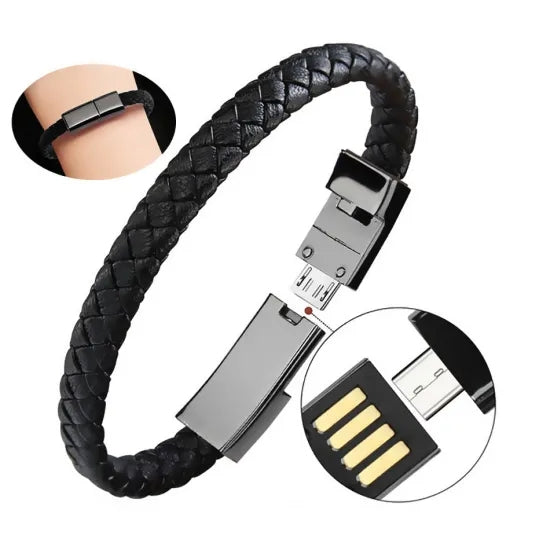 Pulsera Cable de carga USB – Detalle y presentación – NQLN Store Venezuela
