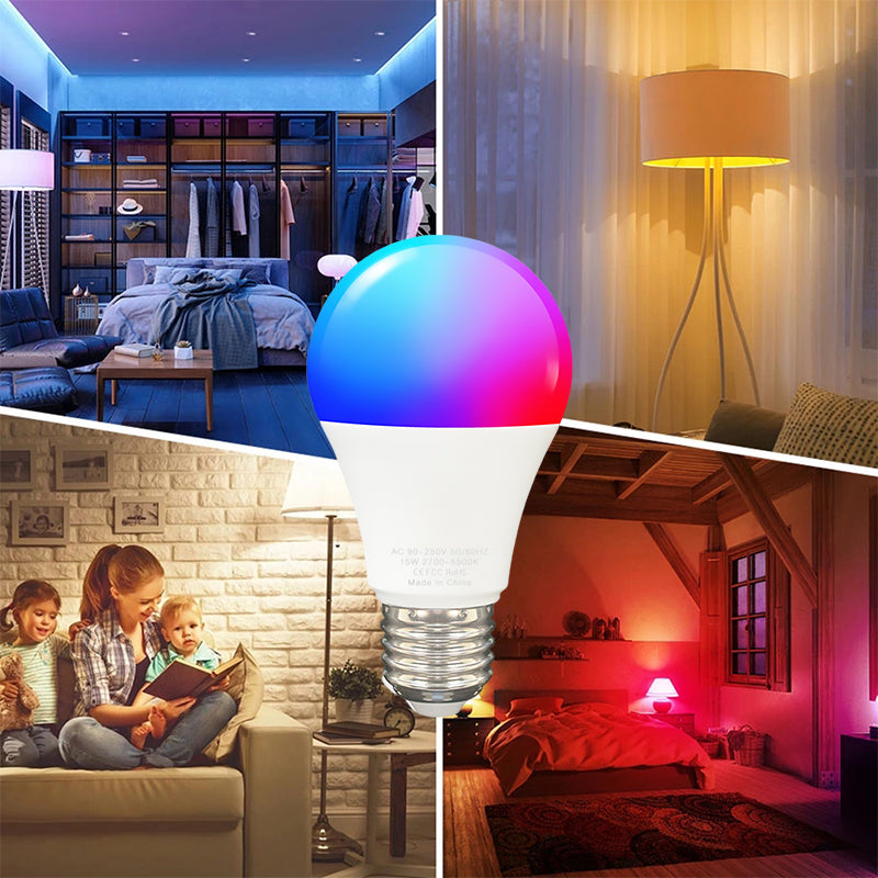 Bombillo Inteligente Led RGB para el hogar oficina – NQLN Store Venezuela, tienda online con envío a todo el país