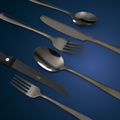 Set de Cubiertos VAULI negro mate - Set Renueva y Decora tu Cocina