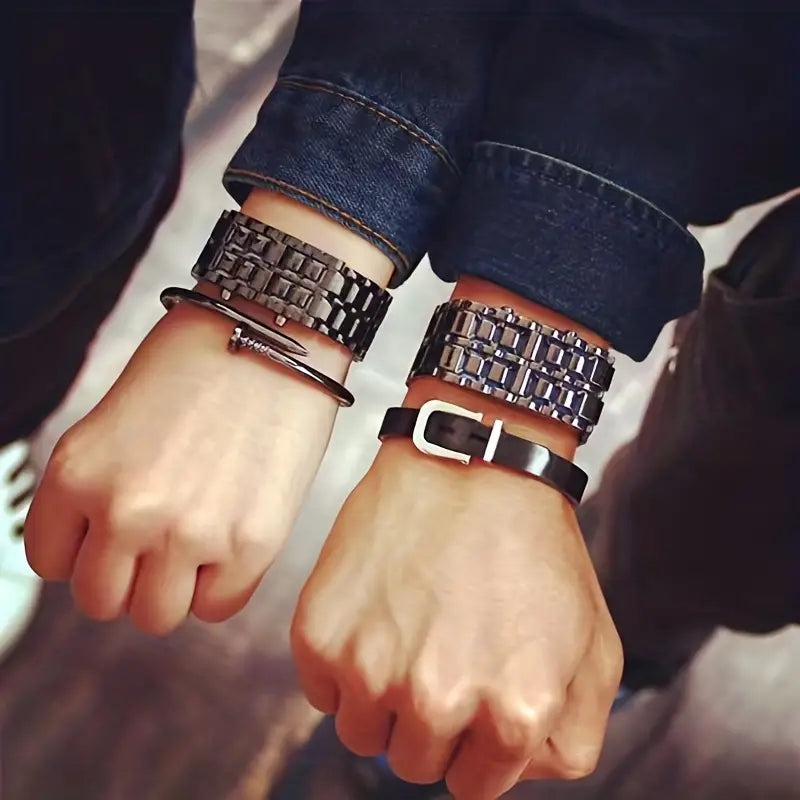 Reloj de pulsera digital creativo para mujeres y hombres – Presentación del producto – Comprar en NQLN Store