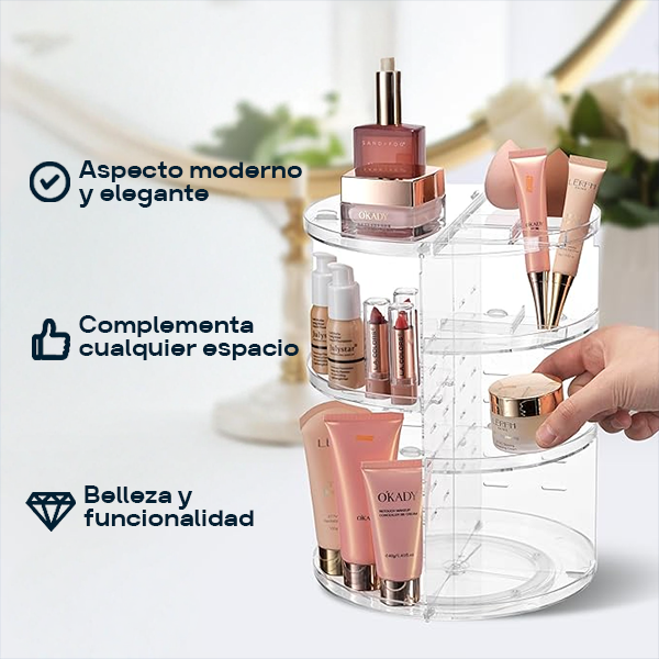 Organizador Giratorio Vauli – Vista detalle del producto – NQLN Store