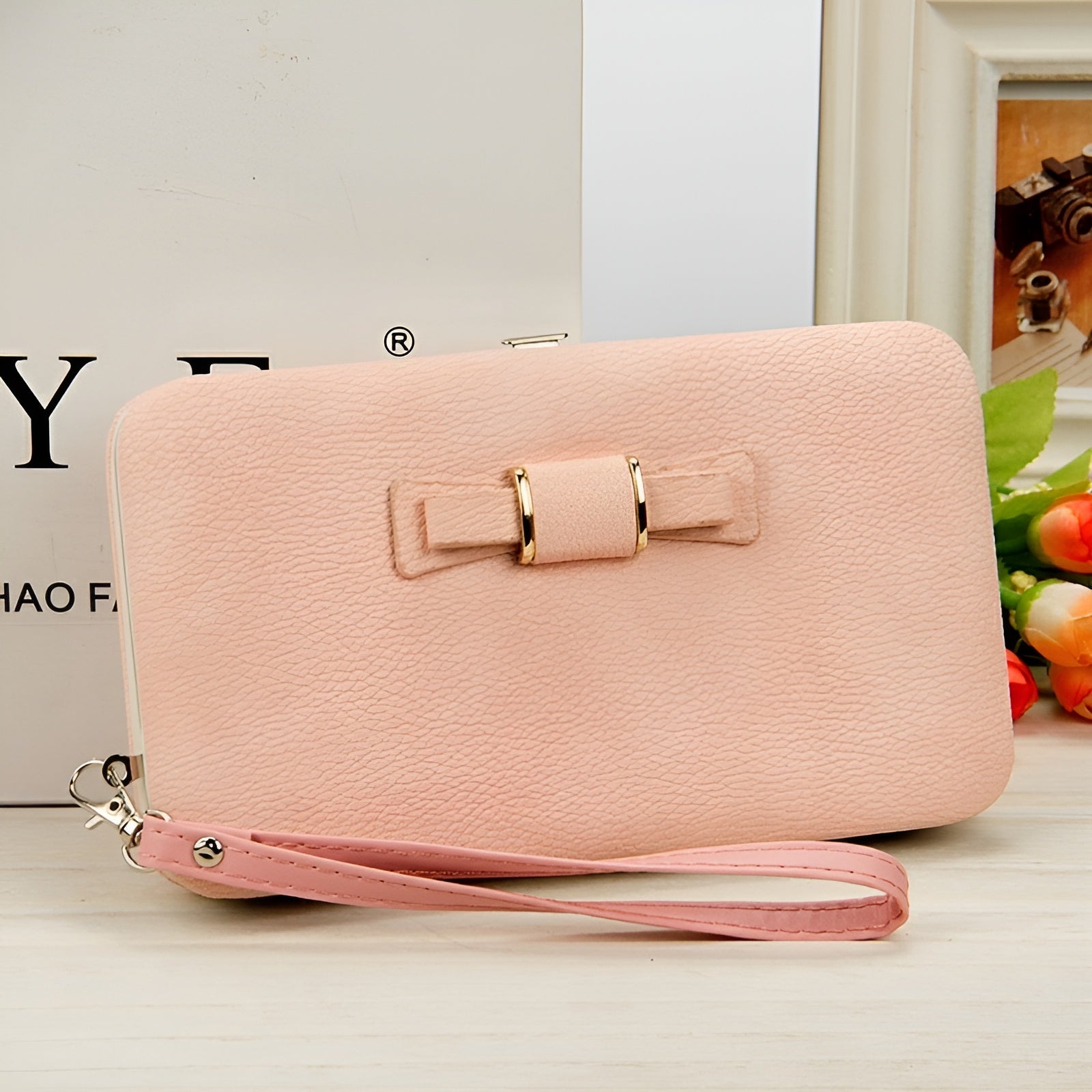 Cartera de semicuero con cremallera para mujer – Tienda online NQLN Store Venezuela